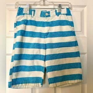 1989 Place Blue and Cream Striped Kids Shorts
